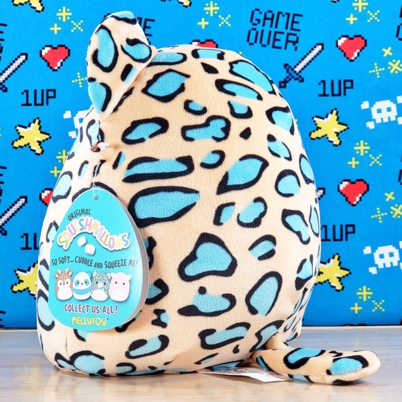 Squishmallow Liv the Cheetah 8" 2020 UltraSoft Genuine Animal Plush - Picture 5 of 12